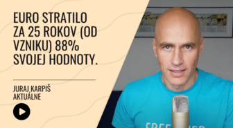 Euro stratilo za 25 rokov (od vzniku) 88% svojej hodnoty/Prečo oficiálne čísla neodrážajú realitu?