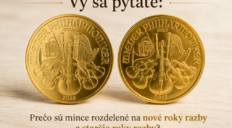 Vy sa pýtate: Prečo sa mince delia na nové roky razby a staršie roky razby?